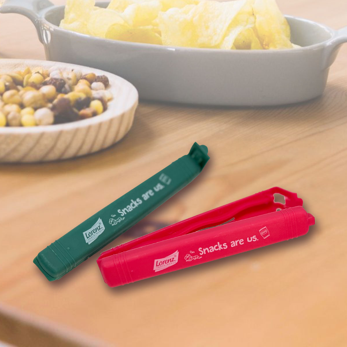 (天母)Lorenz炫彩袋夾(2入)