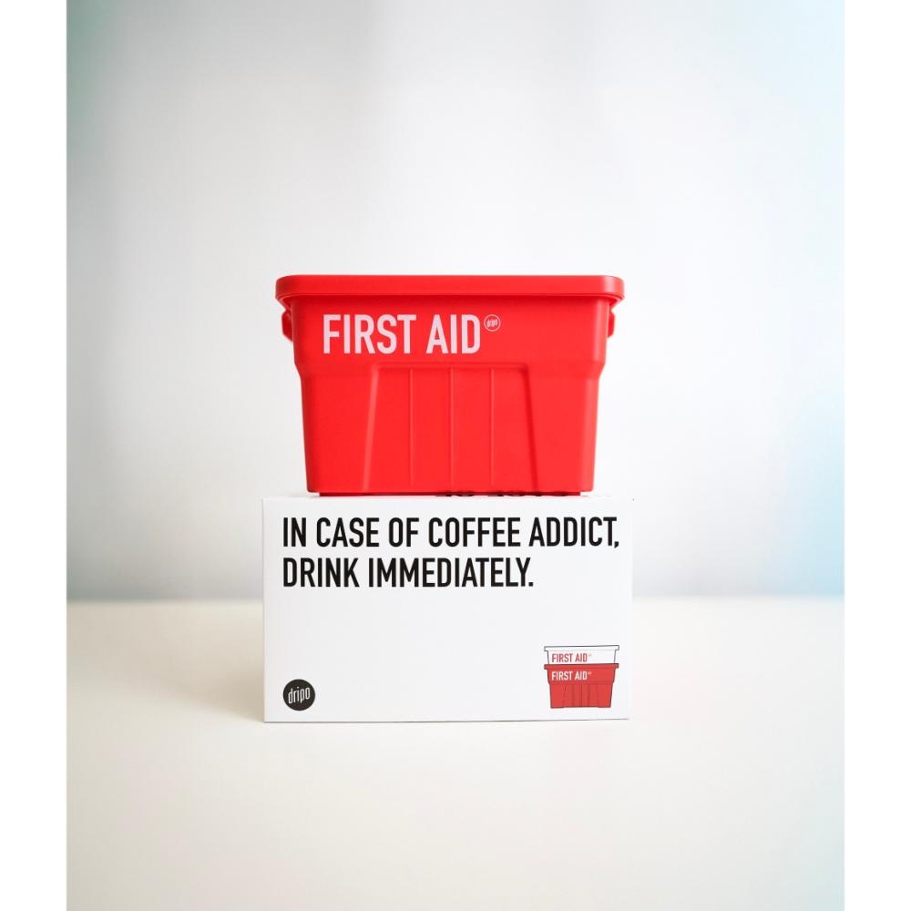 【超市】DRIPO FIRST AID 收納箱即溶黑咖啡80入