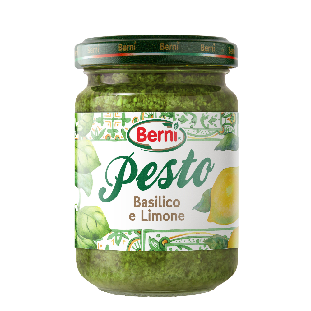 【超市】Berni羅勒檸檬青醬135g