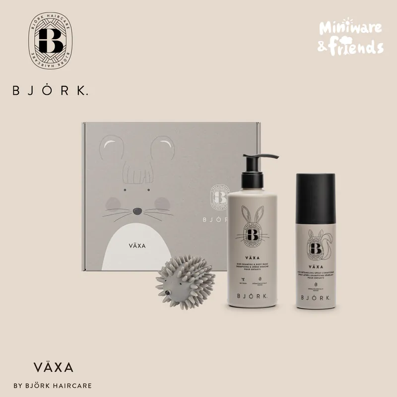 (西門)【童享滿點】Miniware(瑞典BV)純淨燕麥柔順沐浴禮盒