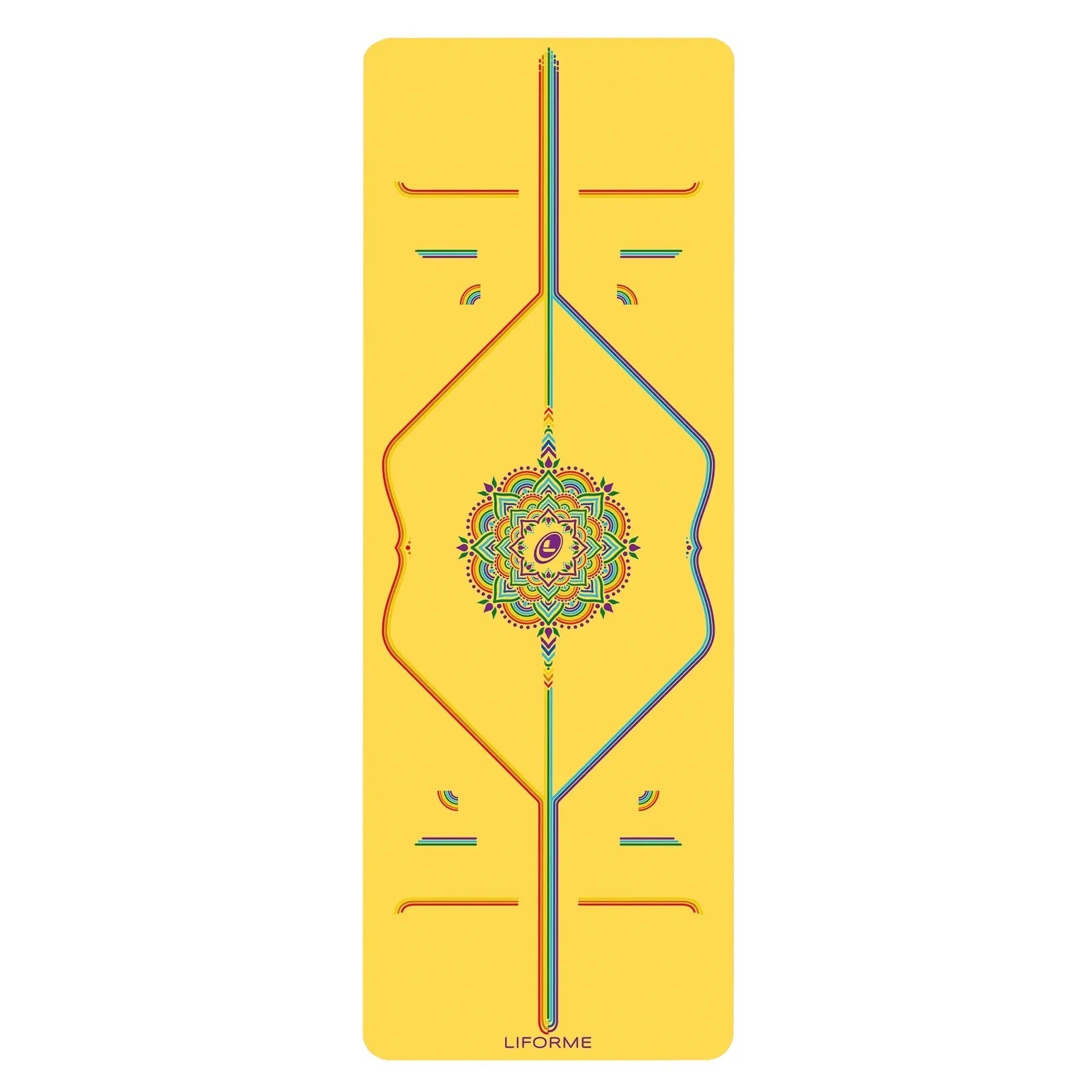 【A11 P+】LIFORME經典瑜珈墊-黃彩虹希望限量版