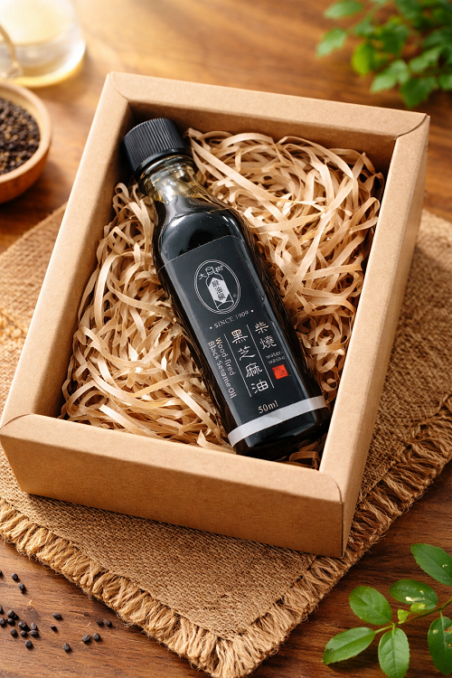 【好評加碼】大樹麻油行水洗冷壓黑麻油50ml