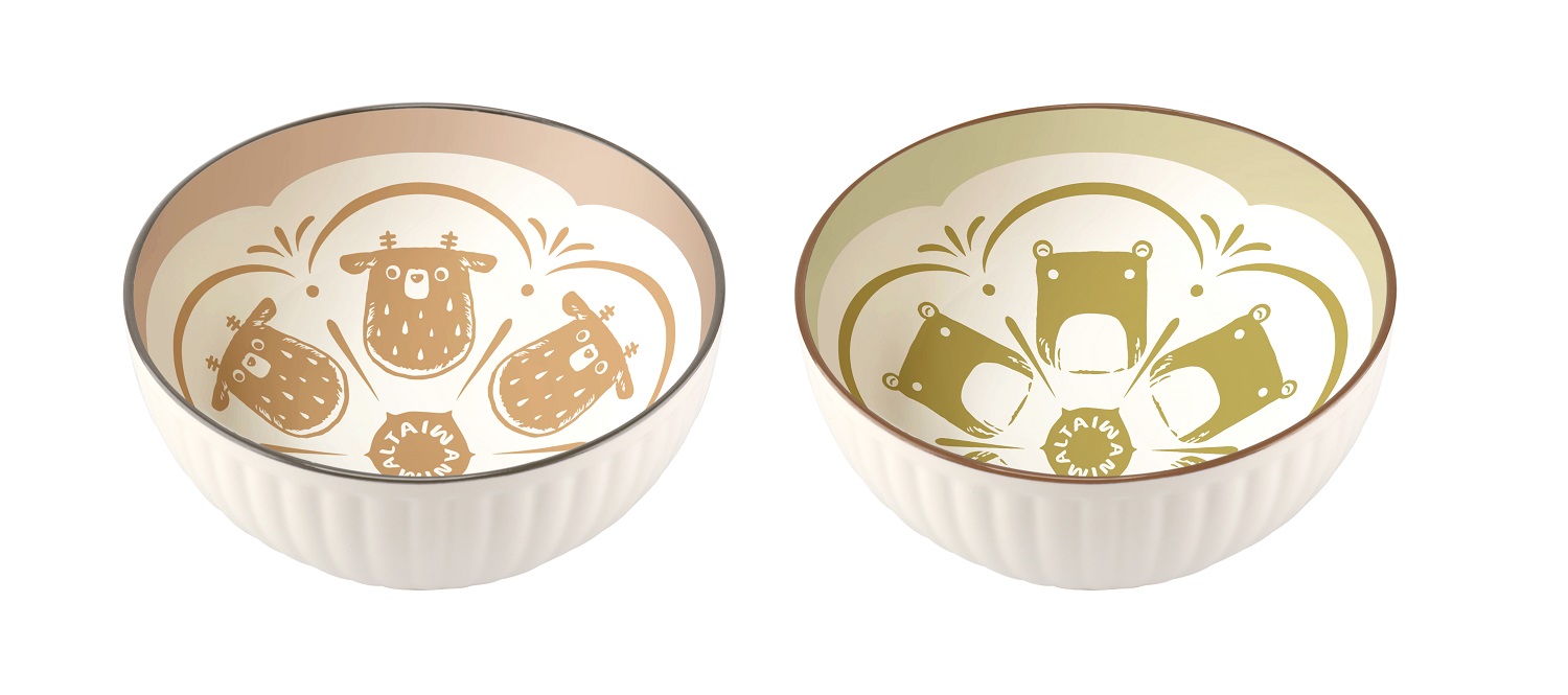 【來點生活選物】麻吉呼呼陶瓷碗4.5吋4入組