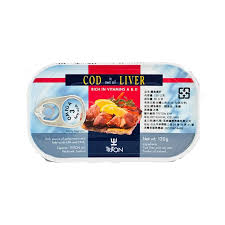 冰島鱈魚肝(藍鐵罐)120g