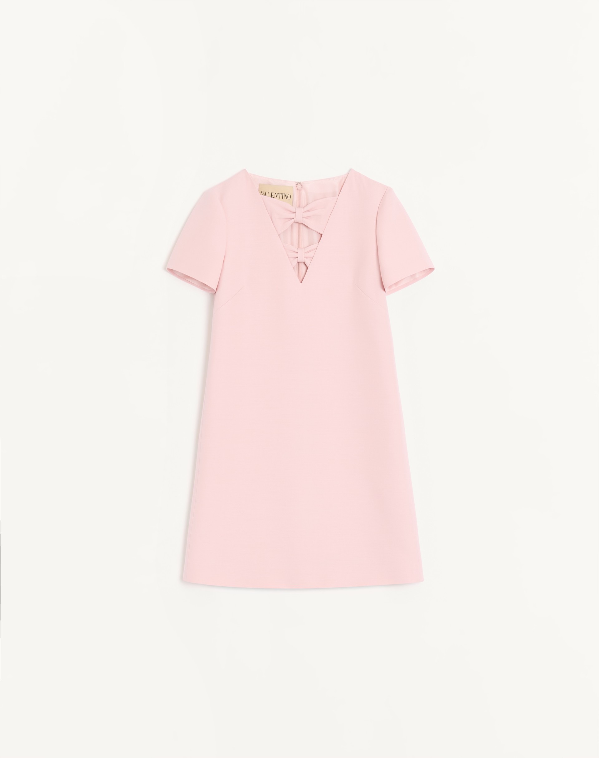 【VALENTINO】Crepe Couture 短款連衣裙