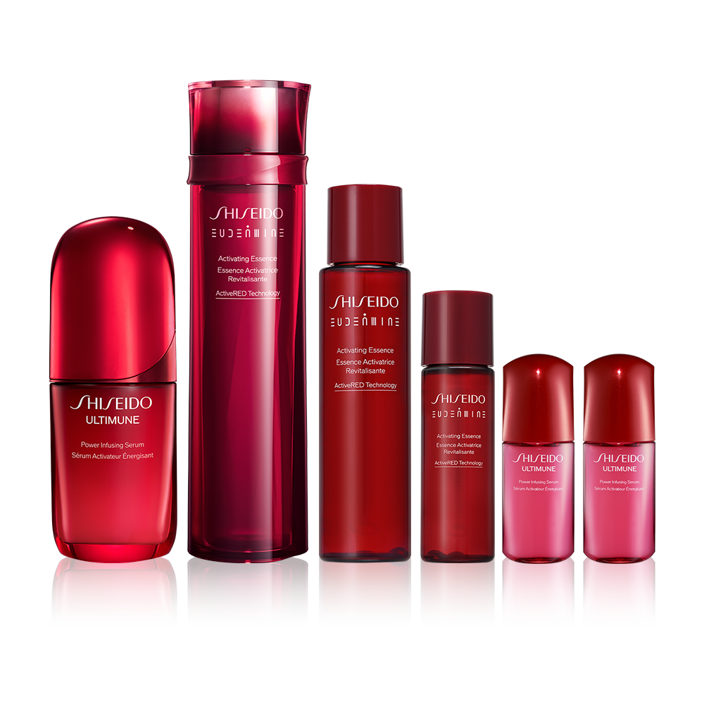 【台中店】SHISEIDO 國際櫃 紅色奇蹟山茶花保濕組