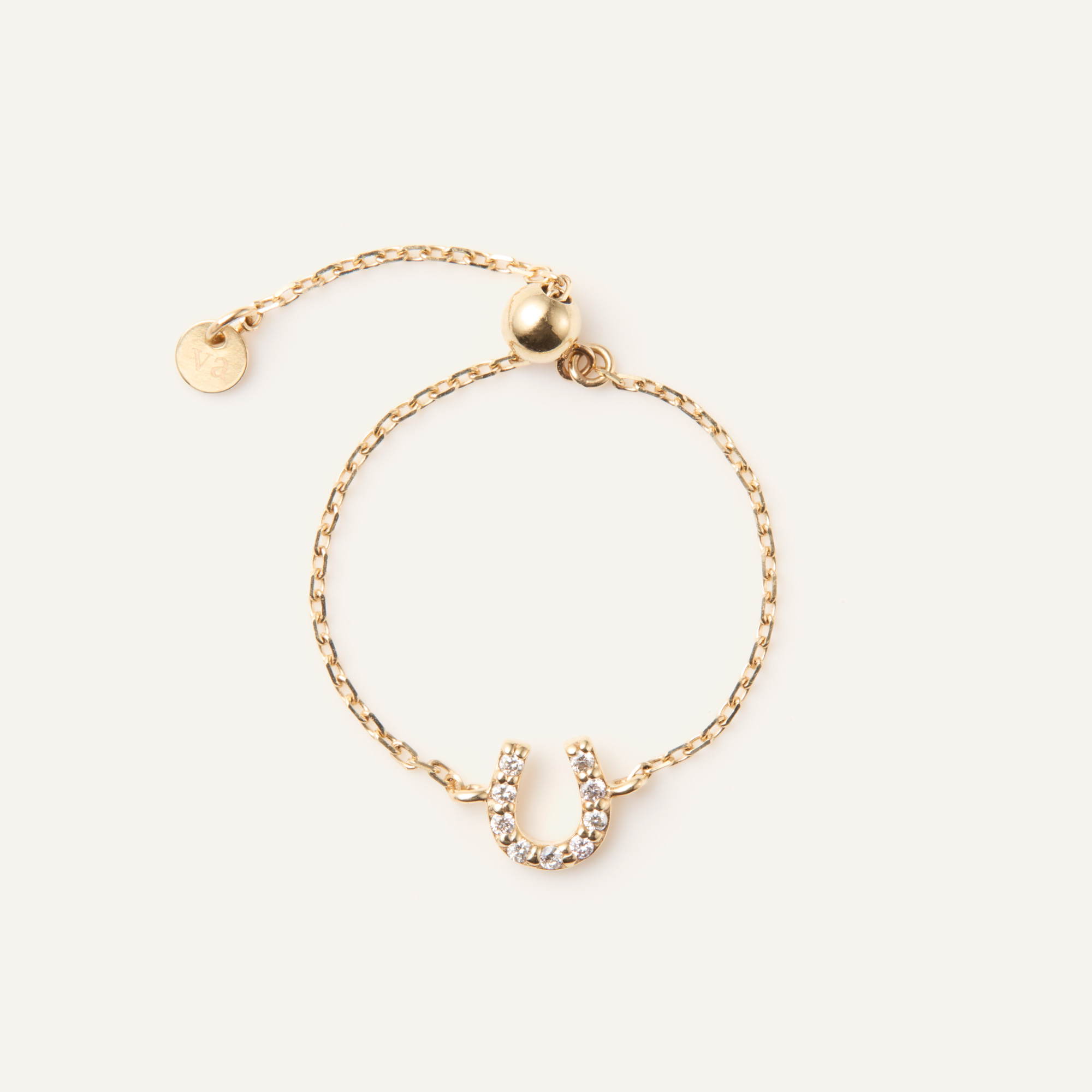 【台中店】鑽石馬蹄鍊戒