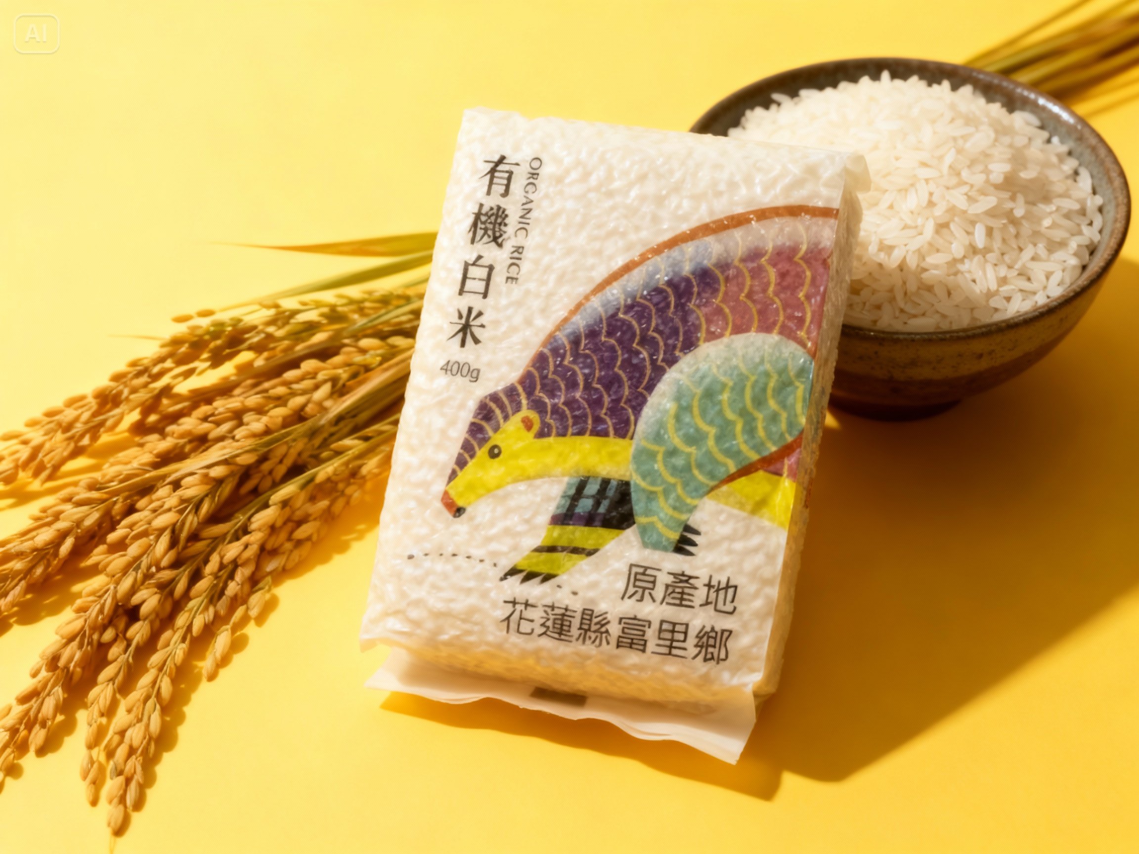 【好評加碼】花蓮縣農會 里山動物有機白米400g