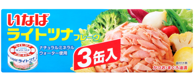 (西門)稻葉3入鮪魚鰹魚罐210g