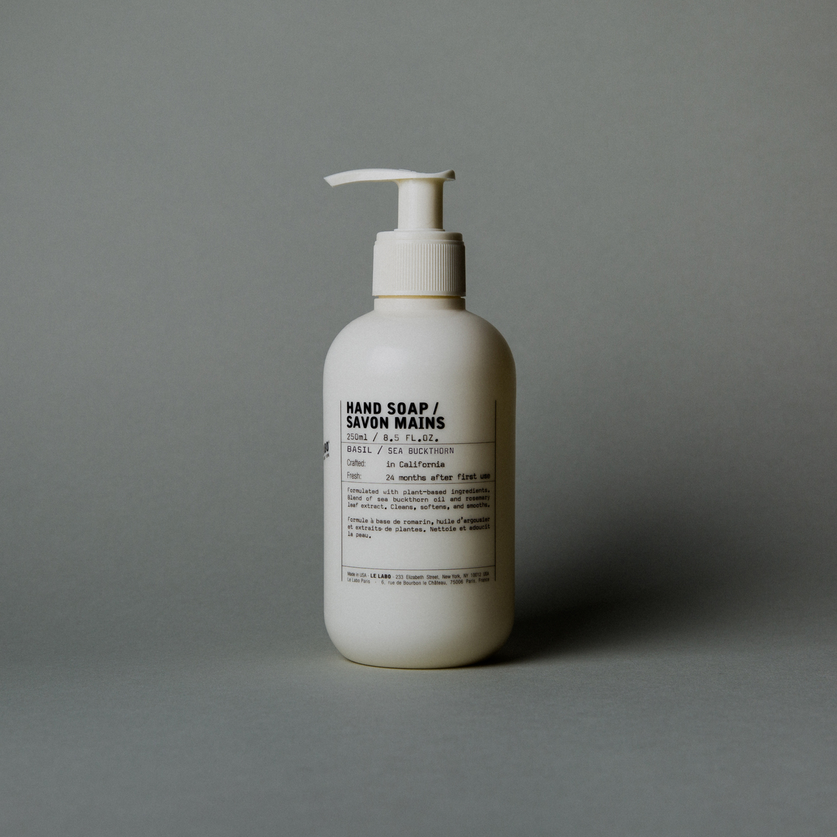 【台中店】 LE LABO-羅勒洗手露-250ml