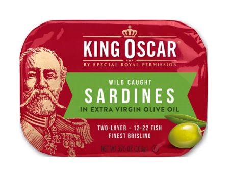 ●【超市TOP30熱銷推薦】奧斯卡國王迷你無鹽沙丁魚106g