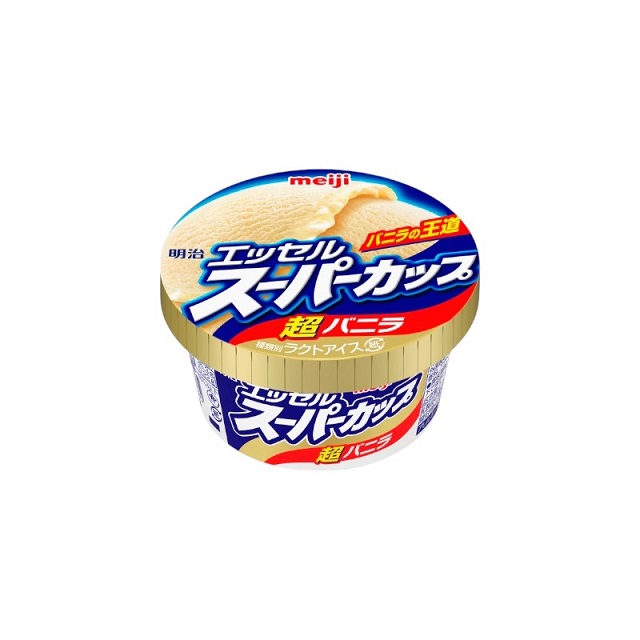 【盛夏冰點】明治超級杯香草風味冰淇淋168g