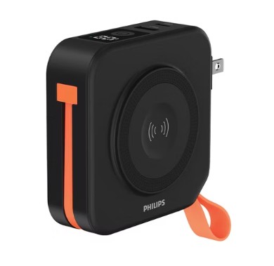 PHILIPS 多合一磁吸行動電源Type-C DLP4348C(黑)