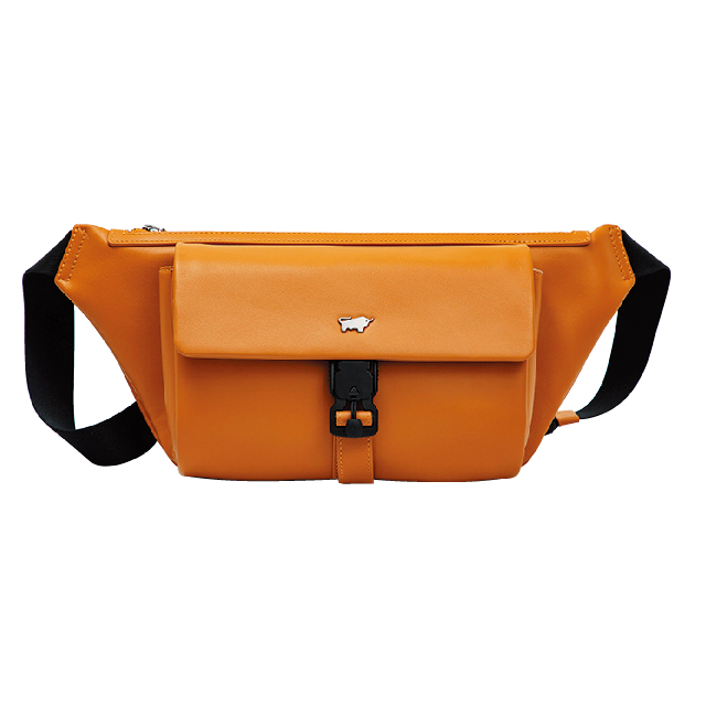 (台中)【2026 初夏購物節 旅遊3C潮】防盜扣牛皮胸包(共三色)