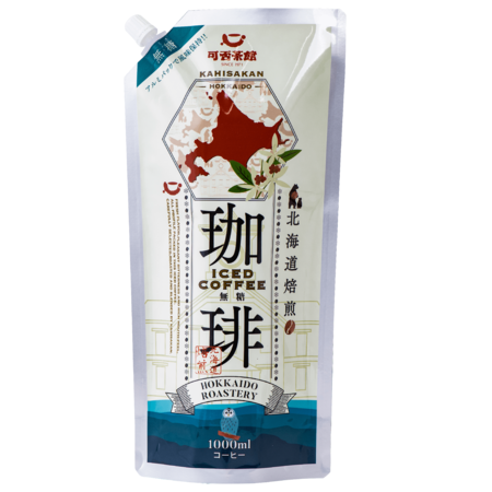 【台中店】 美麗市場-UNIMAT可否茶館北海道焙煎冰咖啡無糖1L
