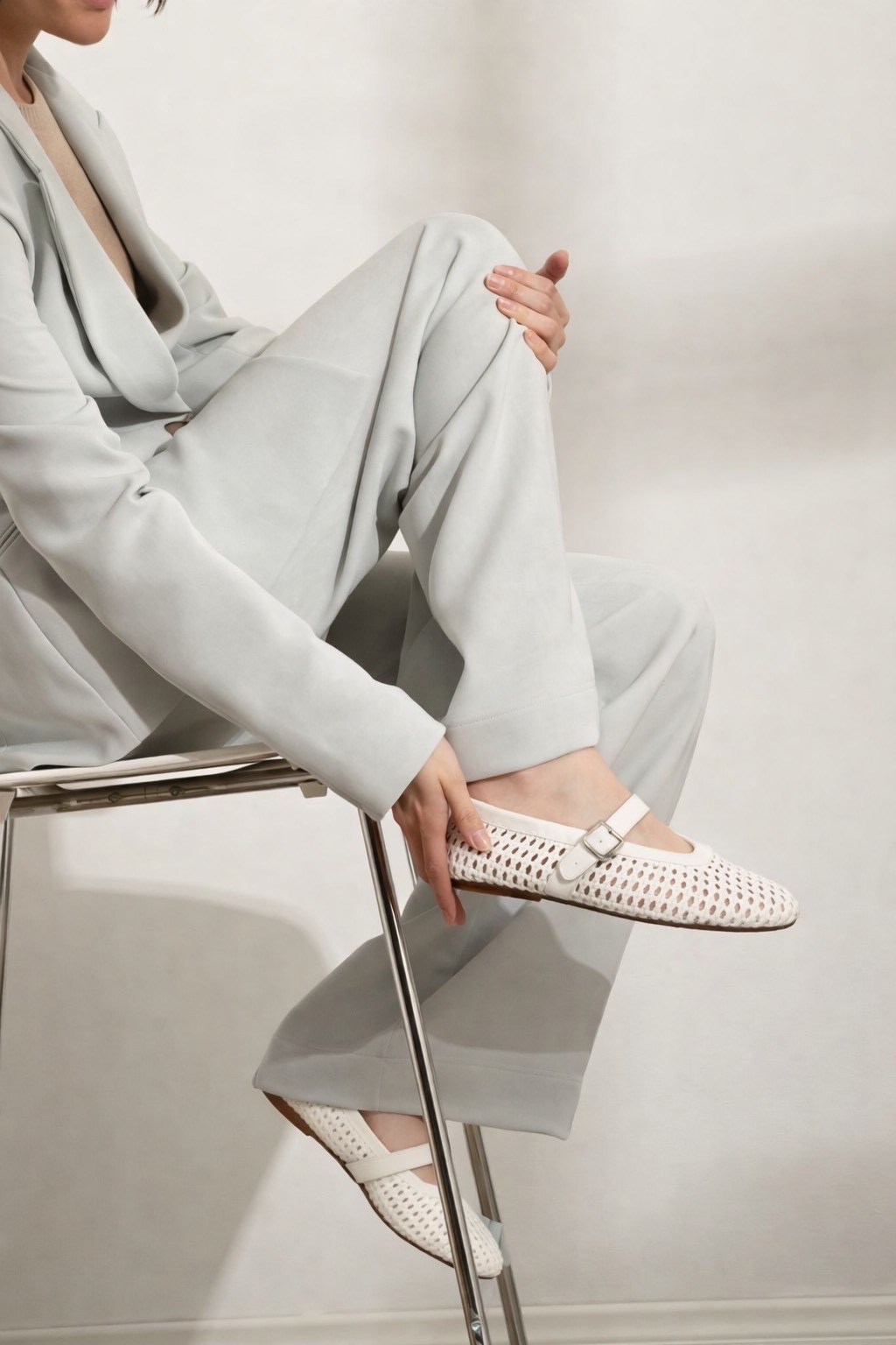 AISLE by abcense-Cherryloop 網織瑪莉珍鞋