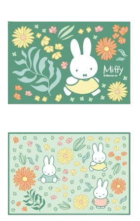 【我適文創快閃店】【MIFFY】春日花園-雙面膝上毛毯