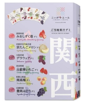 全國農協關西水果風味軟糖綜合包240g