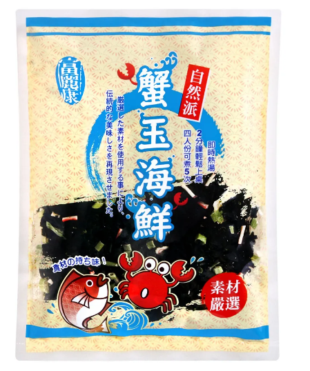 【超市點點好物】富麗康海帶湯-蟹玉海鮮95g