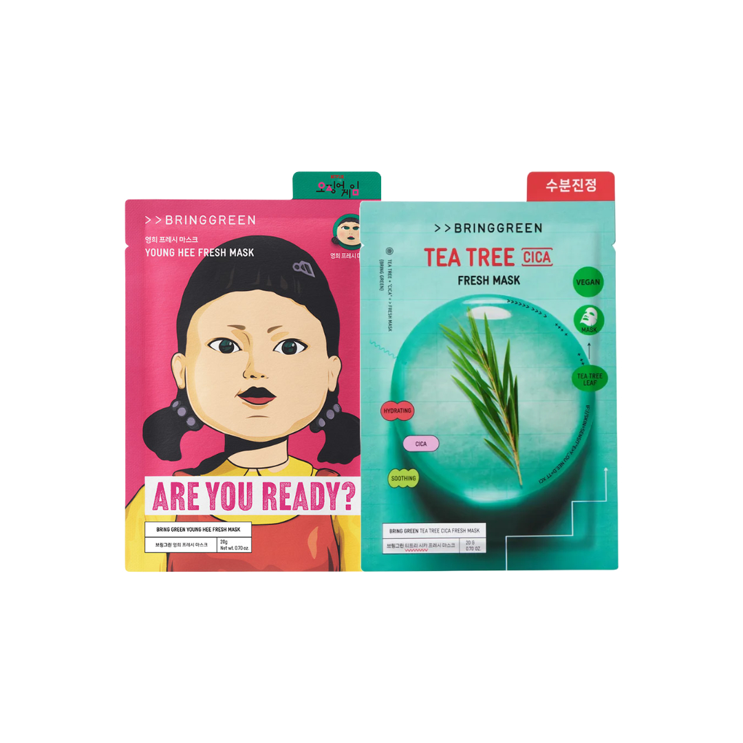 (西門)【南3洞】 BRINGGREEN 魷魚遊戲聯名-茶樹面膜