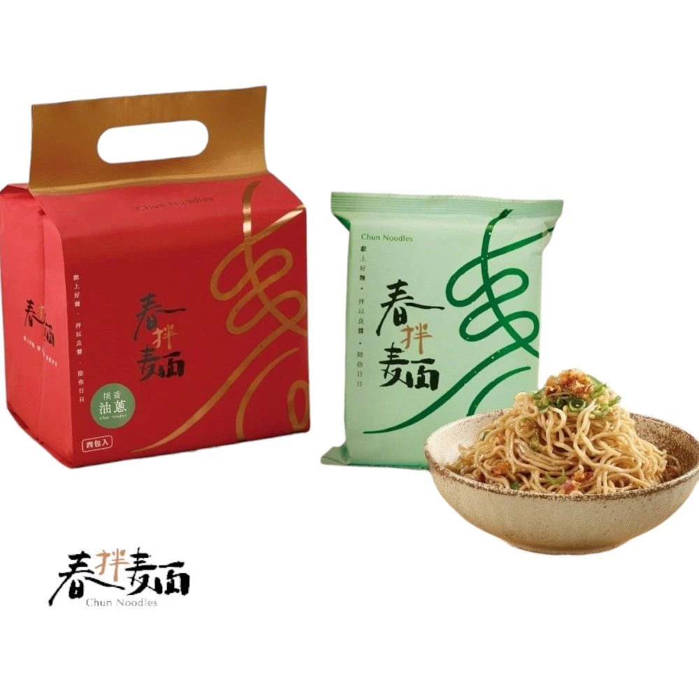 春拌麵 撲香油蔥4入裝