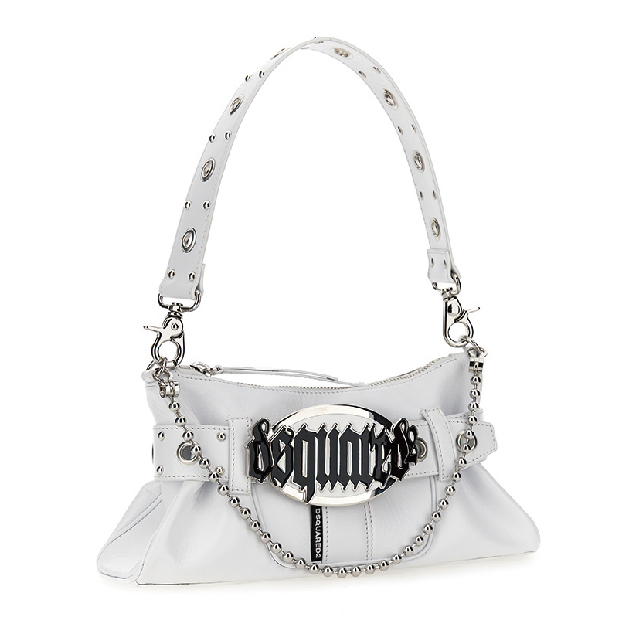 (台中)【2026 初夏購物節 時尚包款】DSQUARED2 哥德風手拿包