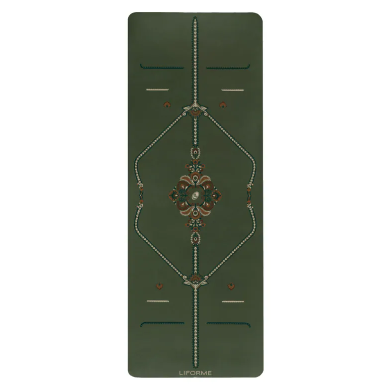 【A11 P+】Liforme 經典瑜珈墊-心靈花園限定墊 森林綠