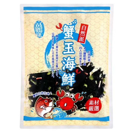 ●【超市TOP30熱銷推薦】富麗康海帶湯-蟹玉海鮮95g