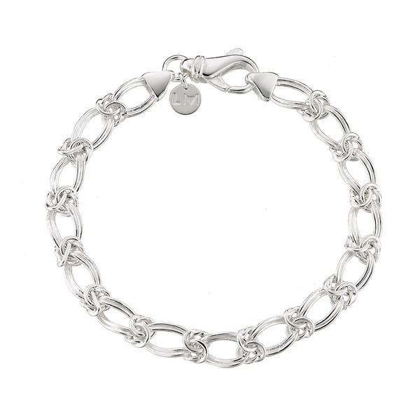 LUCIANO MILANO 雙重單結 純銀手鍊