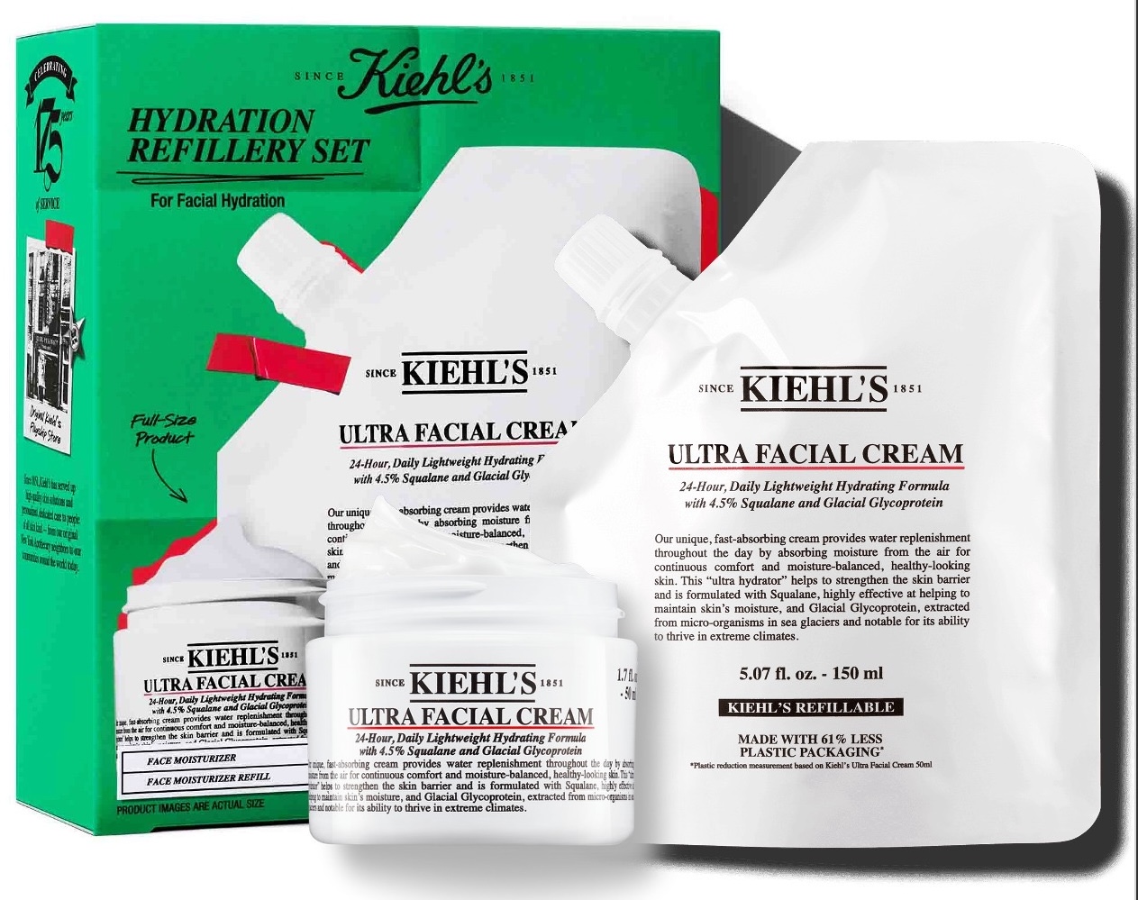 【初夏狂歡盛點】KIEHL'S 明星保濕霜霸容量質感禮盒