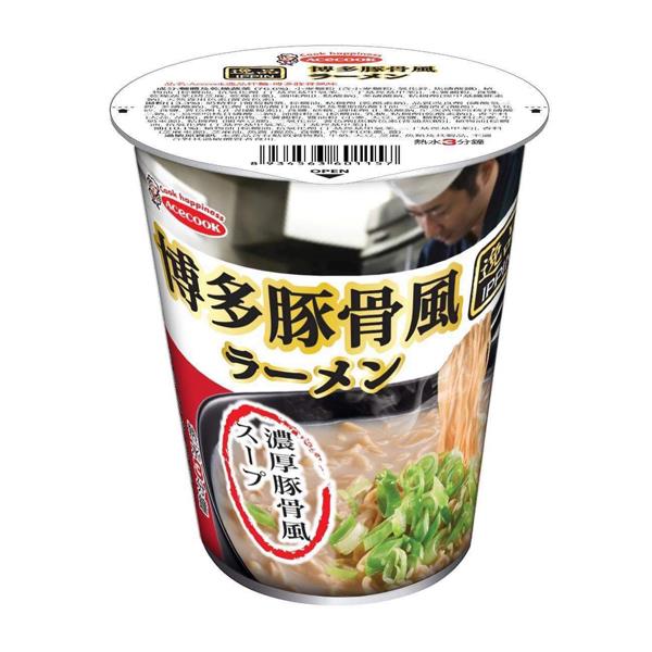 ●【超市TOP30熱銷推薦】ACECOOK 博多豚骨杯麵73g