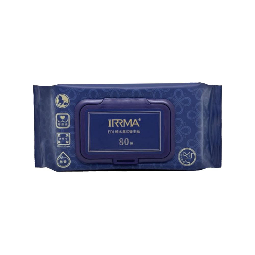 【來點居家生活】iRRMA伊兒瑪EDI純水濕式衛生紙80抽
