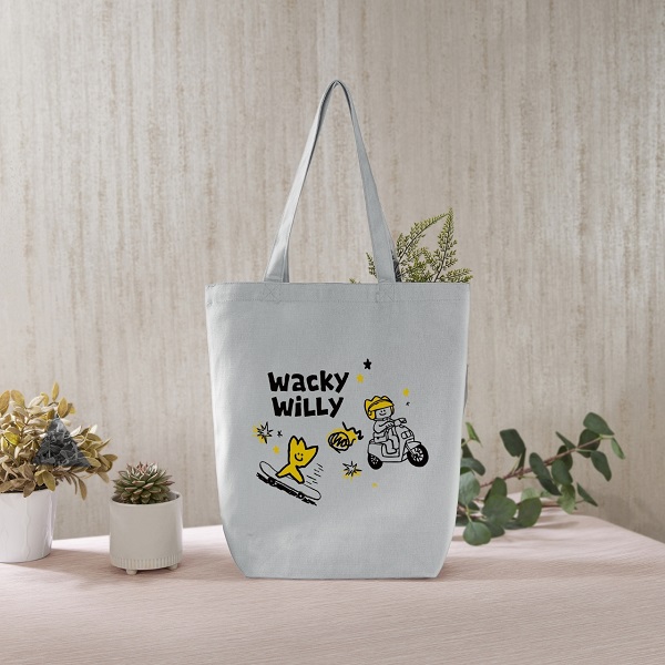 中山店【Wacky WiLLy潮玩夏日】什麼都好裝 KIKY帆布托特包