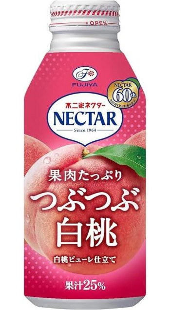 (西門)不二家鋁罐果肉白桃汁25% 364.8ml