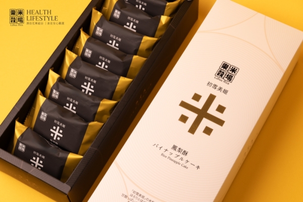 樂米穀場初雪美姬米鳳梨酥禮盒附提袋