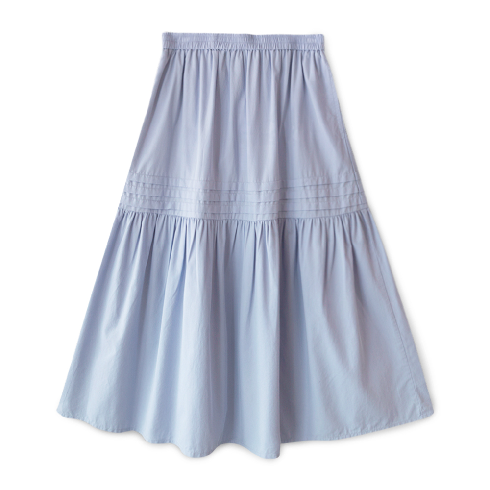 【來點青春好物】SIMPLY YOURS-拼接抓皺半裙