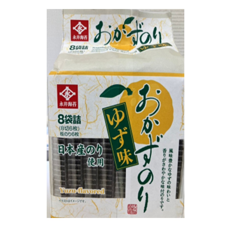 【台中店】 永井柚子風味味付海苔片17.6g