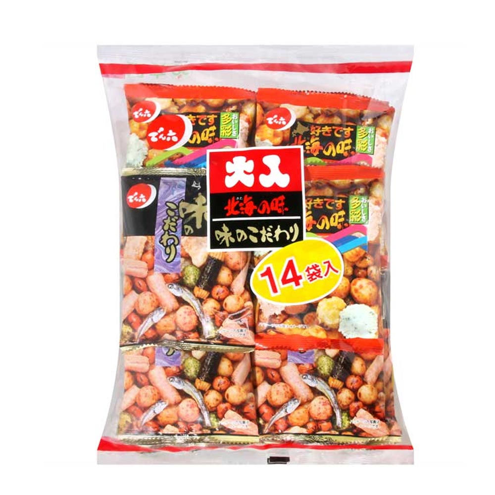 ●【超市TOP30熱銷推薦】天六二色綜合豆菓子14袋341.6g