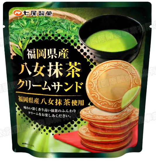 【超市點點好物】七尾製菓法蘭酥夾心抹茶風味66g