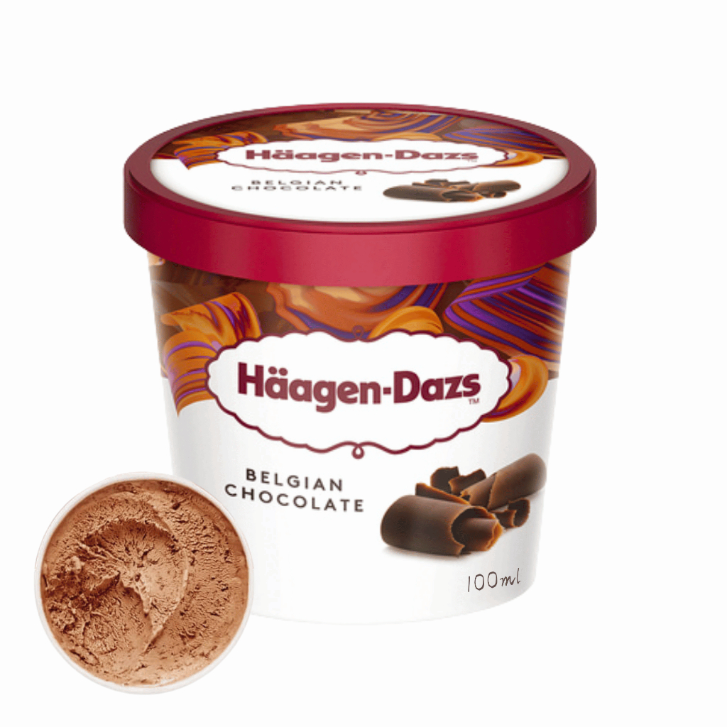 哈根達斯冰淇淋100ml(香草/草莓/淇淋巧酥)乙杯