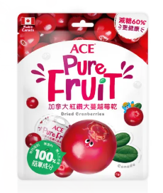 【超市點點好物】ACE 加拿大紅鑽大蔓越莓乾110g