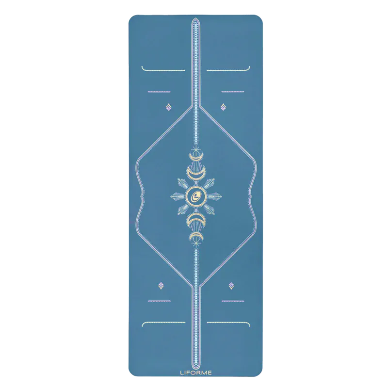 【A11 P+】LIFORME 經典瑜珈墊拜月限定版-天河藍