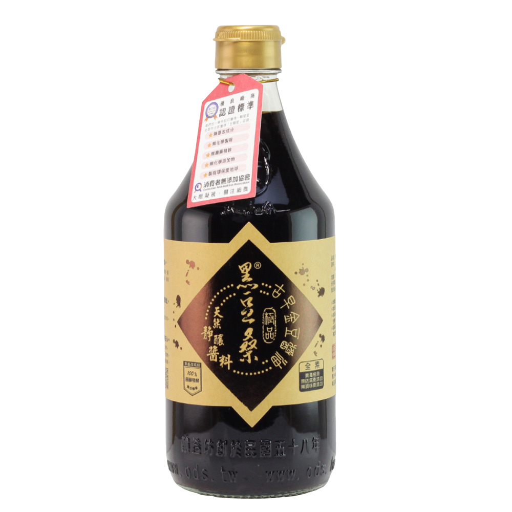 【好評加碼】黑豆桑天然極品古早金豆醬油