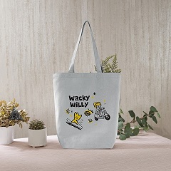 (信義A9)【Wacky WiLLy 潮玩夏日】什麼都好裝KIKY帆布托特包
