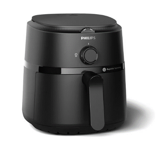 (西門)(點+金)飛利浦旋鈕式海星氣炸鍋3.2L(黑皮小星)NA110