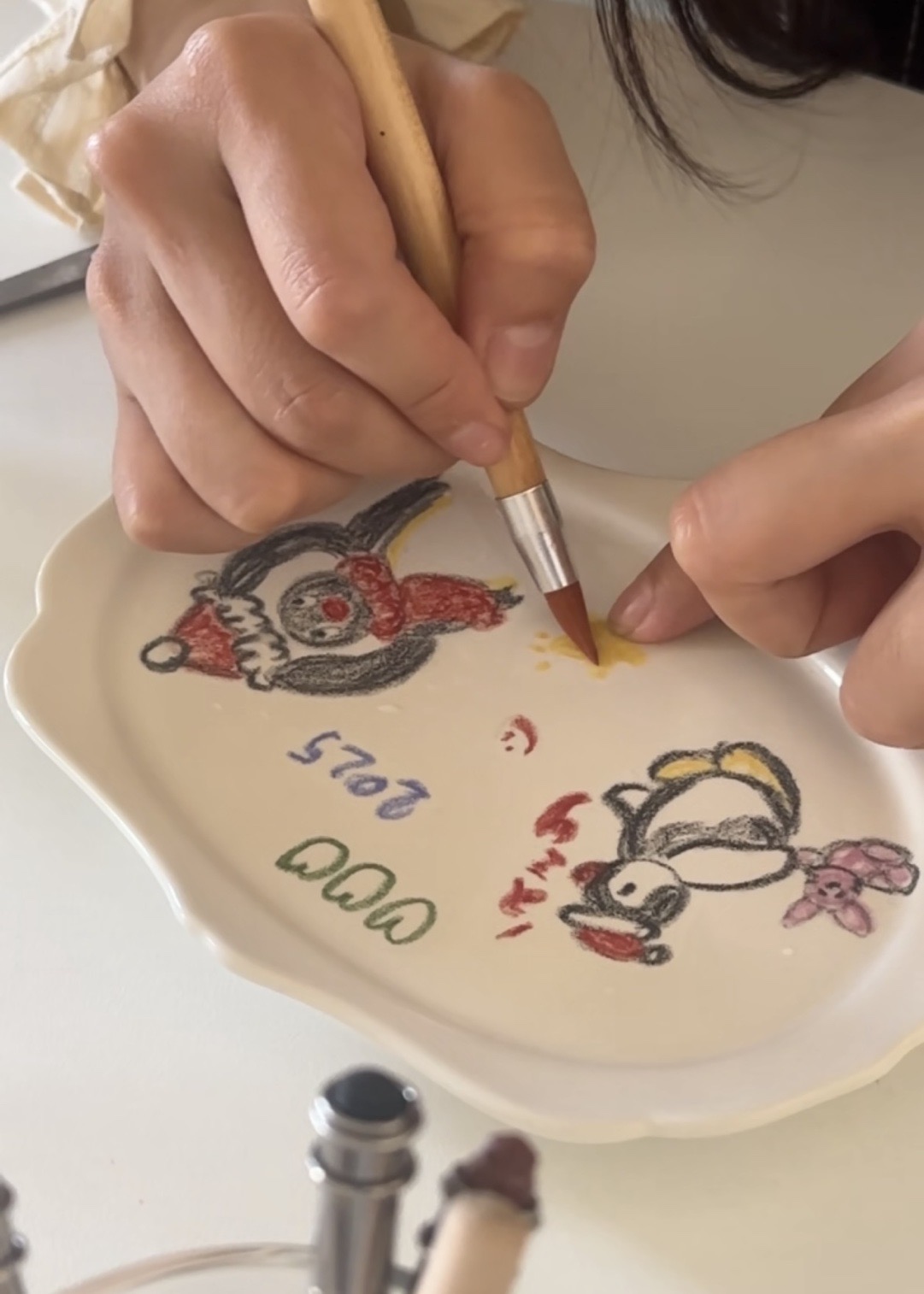 【小北門動手作】Bidbo比波手作一日童趣蠟筆彩繪陶瓷盤設計師