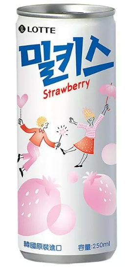 樂天草莓優格風味碳酸飲340ml