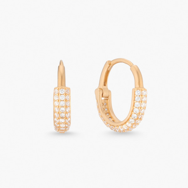 LUCIANO MILANO-微耀圈語 純銀耳環(金色)