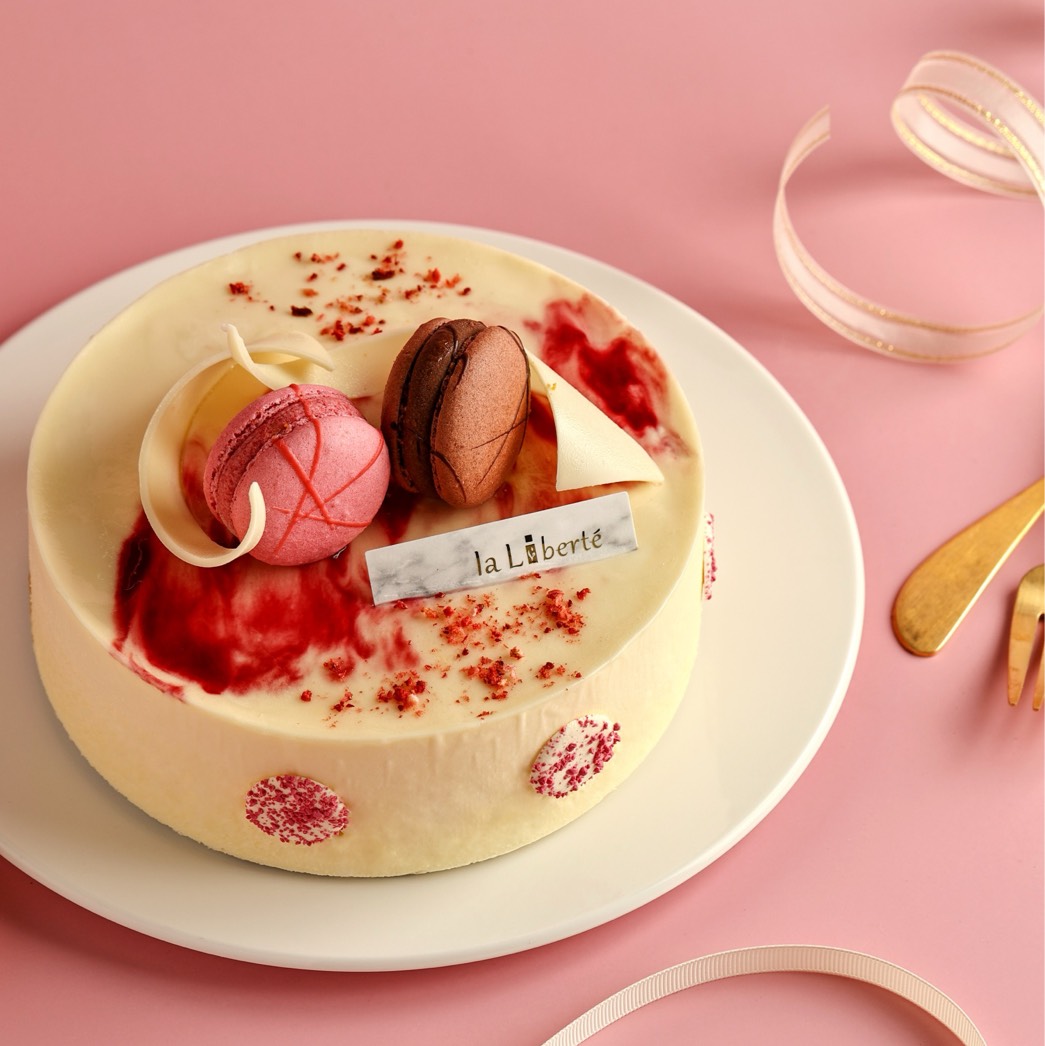 【A11 B2 自由甜點】覆盆子白巧慕斯6吋