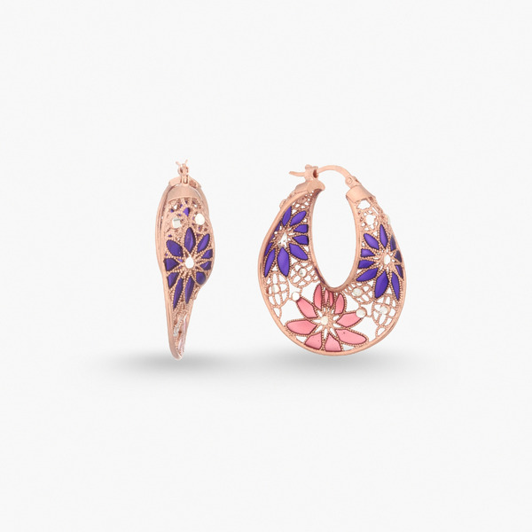 LUCIANO MILANO 花影流光 純銀耳環